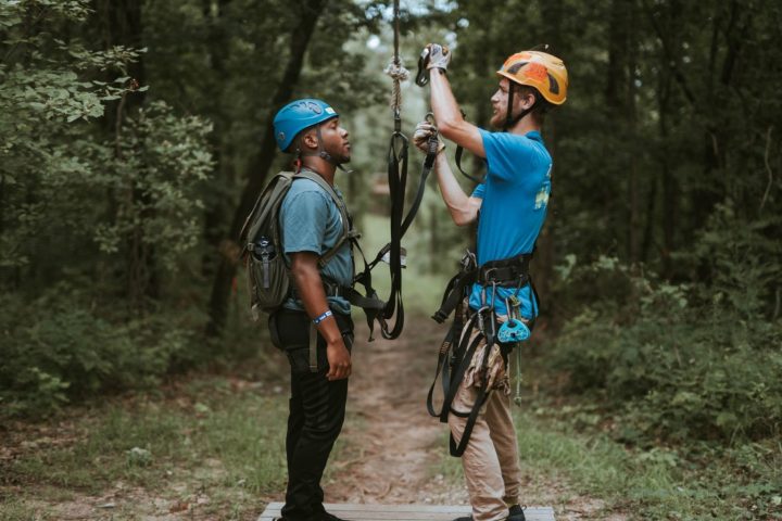 a man holding a frisbee